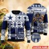 NFL Dallas Cowboys Personalized Christmas Jumper AOP Knitted Sweater - NFL Dallas Cowboys Personalized Christmas Jumper AOP Knitted Sweater
