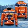NFL Denver Broncos Custom Name And Number 3D Ugly Christmas Sweater Christmas Gift For Sport Fans Product Photo 1