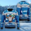 NFL Detroit Lions Custom Name And Number 3D Ugly Christmas Sweater Christmas Gift For Sport Fans Product Photo 1