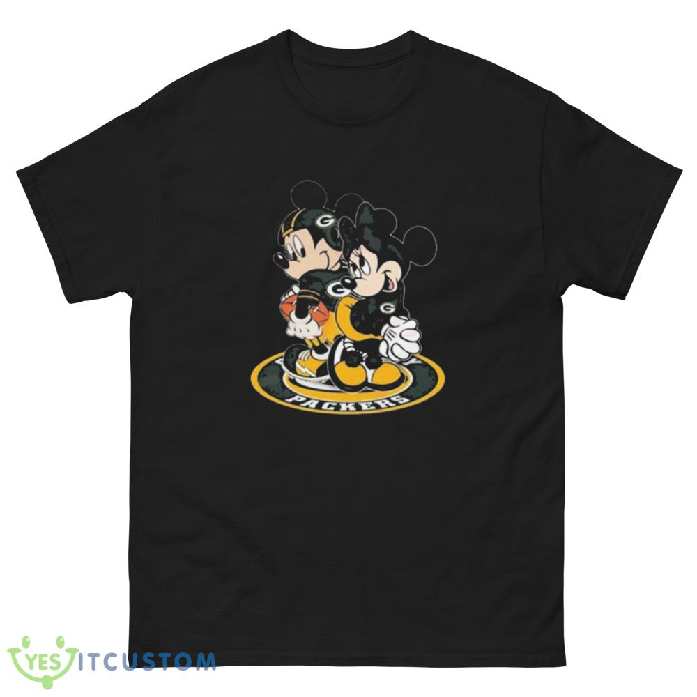 NFL Green Bay Packers Mickey Mouse And Minnie Mouse Shirt Gift For Fan 7 NFL Green Bay Packers Mickey Mouse And Minnie Mouse Shirt Gift For Fan - Men’s Classic Tee Gildan 5000