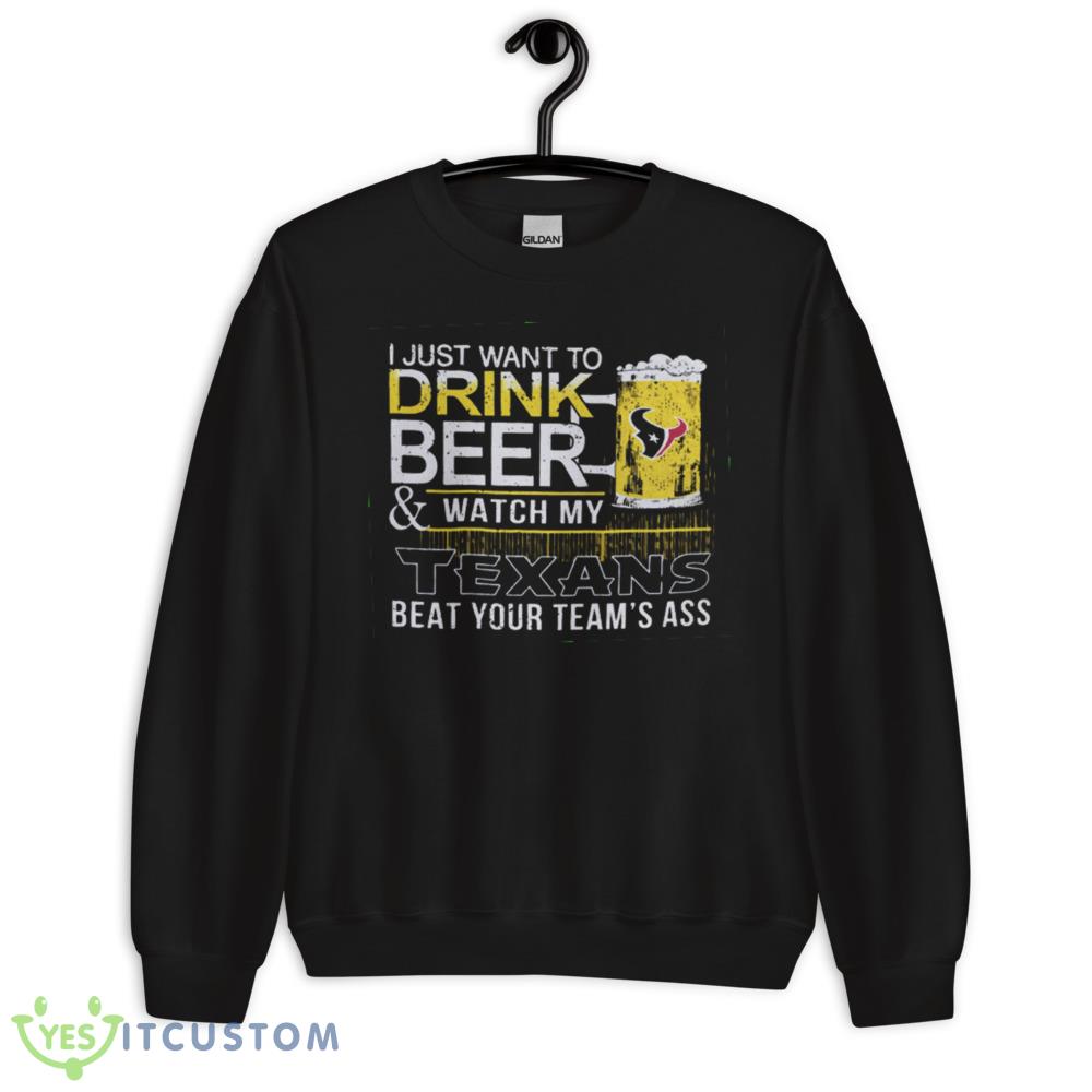 NFL Houston Texans Drink Beer And Watch My Texans Shirt Gift For Fan 14 NFL Houston Texans Drink Beer And Watch My Texans Shirt Gift For Fan - 18000 Unisex Heavy Blend Crewneck Sweatshirt
