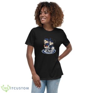 NFL Indianapolis Colts Mickey Mouse And Minnie Mouse Shirt Gift For Fan 10 NFL Indianapolis Colts Mickey Mouse And Minnie Mouse Shirt Gift For Fan - 6400 Women's Relaxed Short Sleeve Jersey Tee