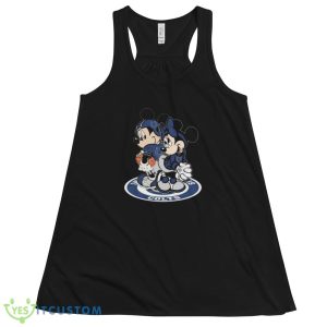NFL Indianapolis Colts Mickey Mouse And Minnie Mouse Shirt Gift For Fan 11 NFL Indianapolis Colts Mickey Mouse And Minnie Mouse Shirt Gift For Fan - 8800 Women's Flowy Racerback Tank