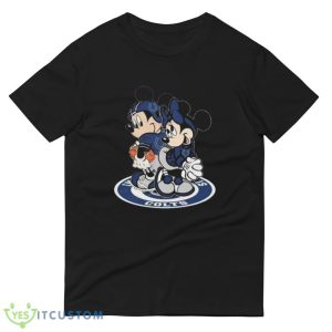 NFL Indianapolis Colts Mickey Mouse And Minnie Mouse Shirt Gift For Fan 12 NFL Indianapolis Colts Mickey Mouse And Minnie Mouse Shirt Gift For Fan - 980 Lightweight Fashion Short Sleeve T-Shirt