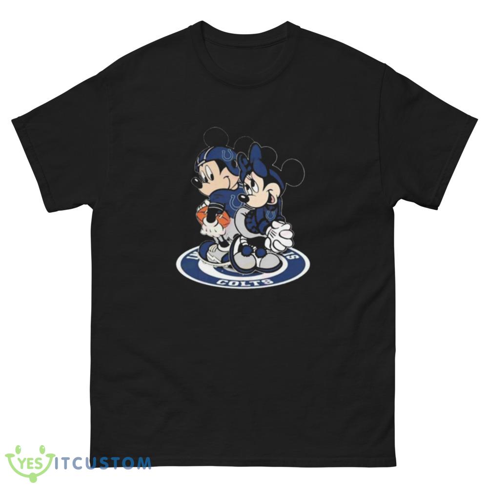 NFL Indianapolis Colts Mickey Mouse And Minnie Mouse Shirt Gift For Fan 7 NFL Indianapolis Colts Mickey Mouse And Minnie Mouse Shirt Gift For Fan - Men’s Classic Tee Gildan 5000