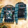 NFL Jacksonville Jaguars Christmas All Over Print Crochet Ugly Sweater For Winter - NFL Jacksonville Jaguars Christmas All Over Print Crochet Ugly Sweater For Winter