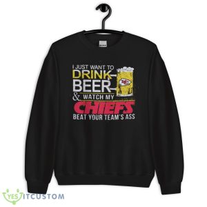 NFL Kansas City Chiefs Drink Beer And Watch My Chiefs Shirt Gift For Fan - 18000 Unisex Heavy Blend Crewneck Sweatshirt