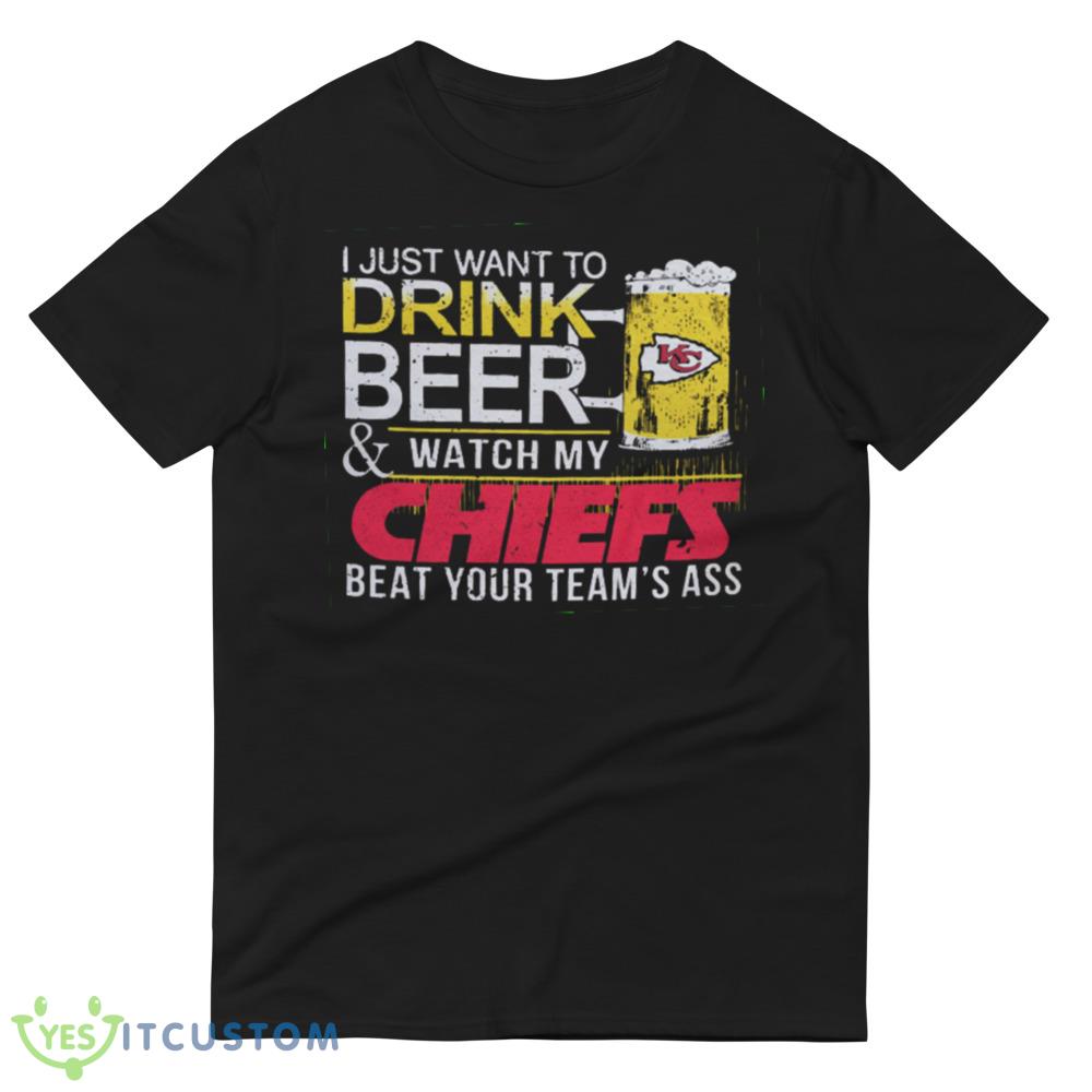 NFL Kansas City Chiefs Drink Beer And Watch My Chiefs Shirt Gift For Fan 6 NFL Kansas City Chiefs Drink Beer And Watch My Chiefs Shirt Gift For Fan - 980 Lightweight Fashion Short Sleeve T-Shirt