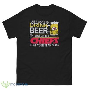 NFL Kansas City Chiefs Drink Beer And Watch My Chiefs Shirt Gift For Fan 13 NFL Kansas City Chiefs Drink Beer And Watch My Chiefs Shirt Gift For Fan - Men’s Classic Tee Gildan 5000