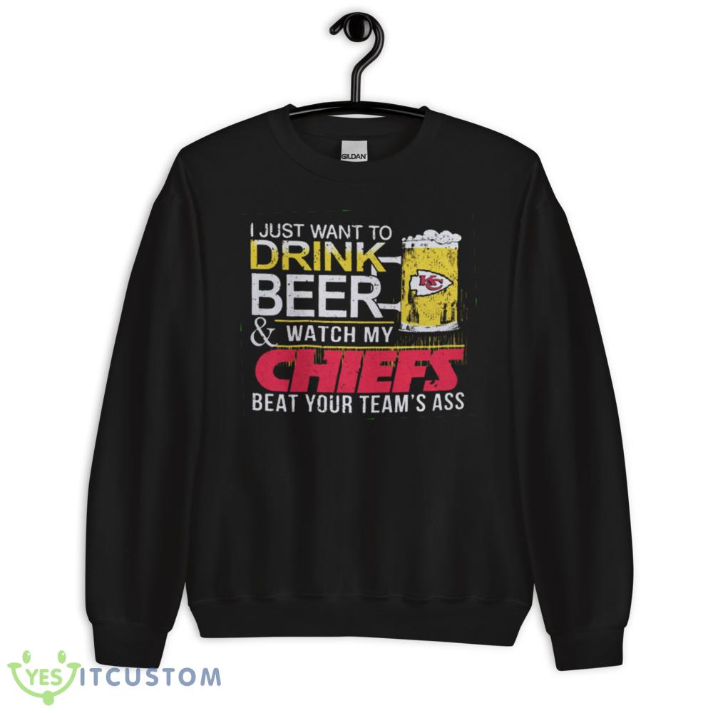 NFL Kansas City Chiefs Drink Beer And Watch My Chiefs Shirt Gift For Fan 14 NFL Kansas City Chiefs Drink Beer And Watch My Chiefs Shirt Gift For Fan - 18000 Unisex Heavy Blend Crewneck Sweatshirt