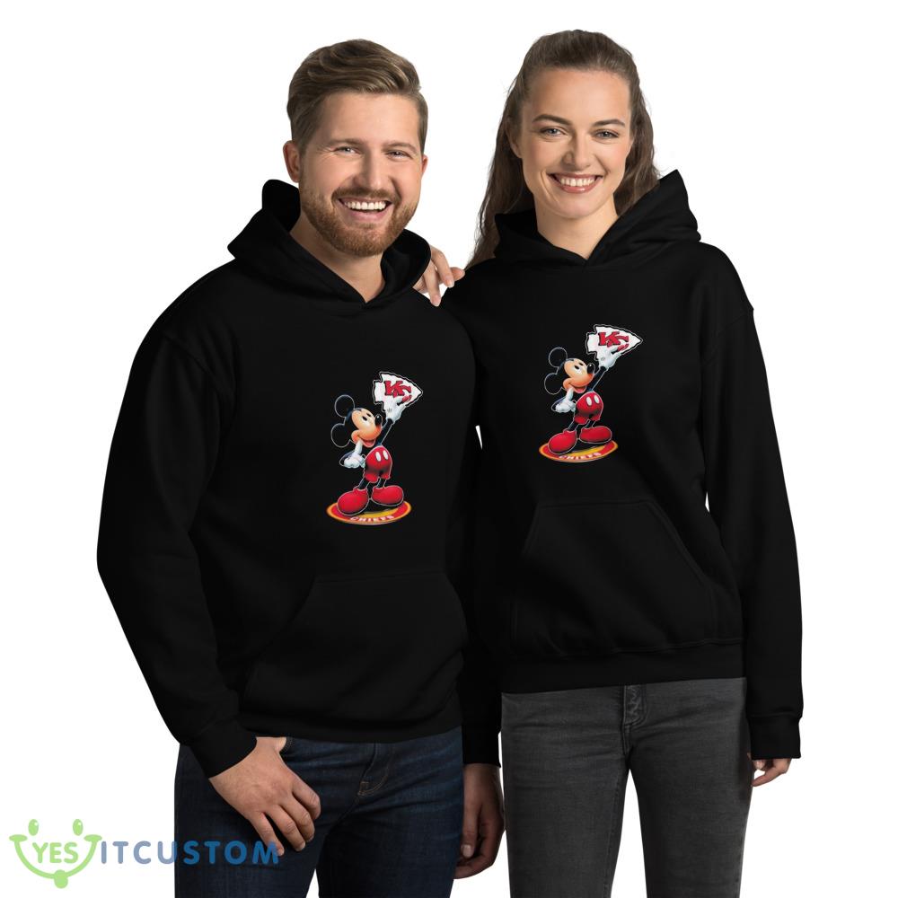 NFL Kansas City Chiefs Mickey Mouse Logo Shirt Gift For Fan 2 NFL Kansas City Chiefs Mickey Mouse Logo Shirt Gift For Fan - 18500 Unisex Heavy Blend Hooded Sweatshirt