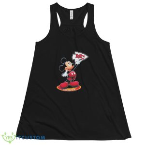 NFL Kansas City Chiefs Mickey Mouse Logo Shirt Gift For Fan 11 NFL Kansas City Chiefs Mickey Mouse Logo Shirt Gift For Fan - 8800 Women's Flowy Racerback Tank