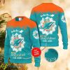 NFL Miami Dolphins Personalized Christmas Traditional AOP Knitted Sweater - NFL Miami Dolphins Personalized Christmas Traditional AOP Knitted Sweater