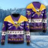 NFL Minnesota Vikings Christmas 3D Ugly Christmas Sweater Christmas Gift For Sport Fans Product Photo 1