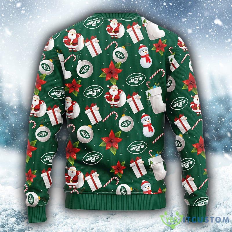NFL New York Jets Santa Claus Snowman Christmas Ugly 3D Sweater For Men And Women Gift Ugly Christmas 6 NFL New York Jets Santa Claus Snowman Christmas Ugly 3D Sweater For Men And Women Gift Ugly Christmas - NFL New York Jets Santa Claus Snowman Christmas Ugly Sweater_2