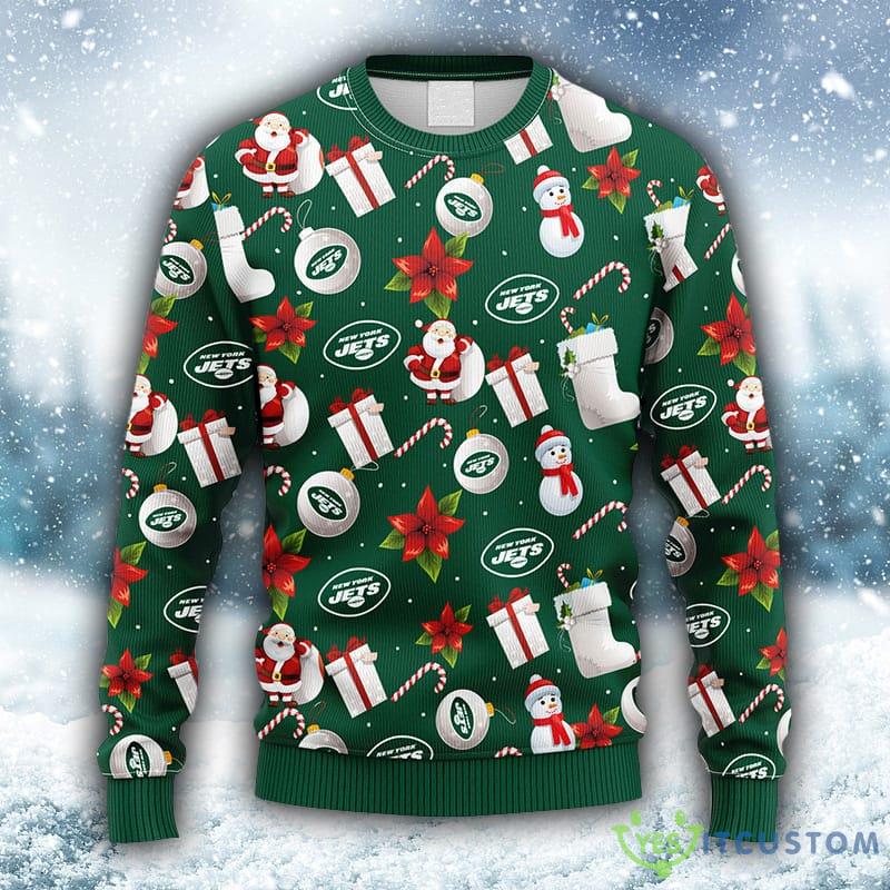 NFL New York Jets Santa Claus Snowman Christmas Ugly 3D Sweater For Men And Women Gift Ugly Christmas 5 NFL New York Jets Santa Claus Snowman Christmas Ugly 3D Sweater For Men And Women Gift Ugly Christmas - NFL New York Jets Santa Claus Snowman Christmas Ugly Sweater_1