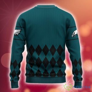 NFL Philadelphia Eagles All Over Print Christmas Ugly Sweater December For Fans Gift - NFL Philadelphia Eagles AOP Christmas Ugly Sweater Photo 2