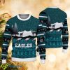 NFL Philadelphia Eagles Christmas All Over Print Candle Ugly Sweater - NFL Philadelphia Eagles Christmas All Over Print Candle Ugly Sweater
