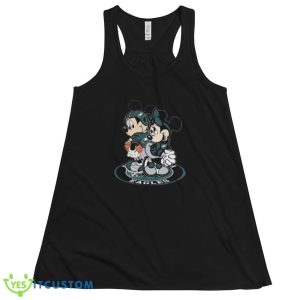 NFL Philadelphia Eagles Mickey And Minnie Mouse Shirt Gift For Fan - 8800 Women's Flowy Racerback Tank