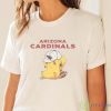 NFL Pikachu Football Sports Arizona Cardinals T Shirt - White Ladies T-Shirt
