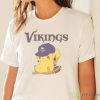 NFL Pikachu Football Sports Minnesota Vikings T Shirt - White Ladies T-Shirt