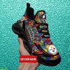NFL Pittsburgh Steelers Custom Name Max Soul Shoes Unique Gift Product Photo 1