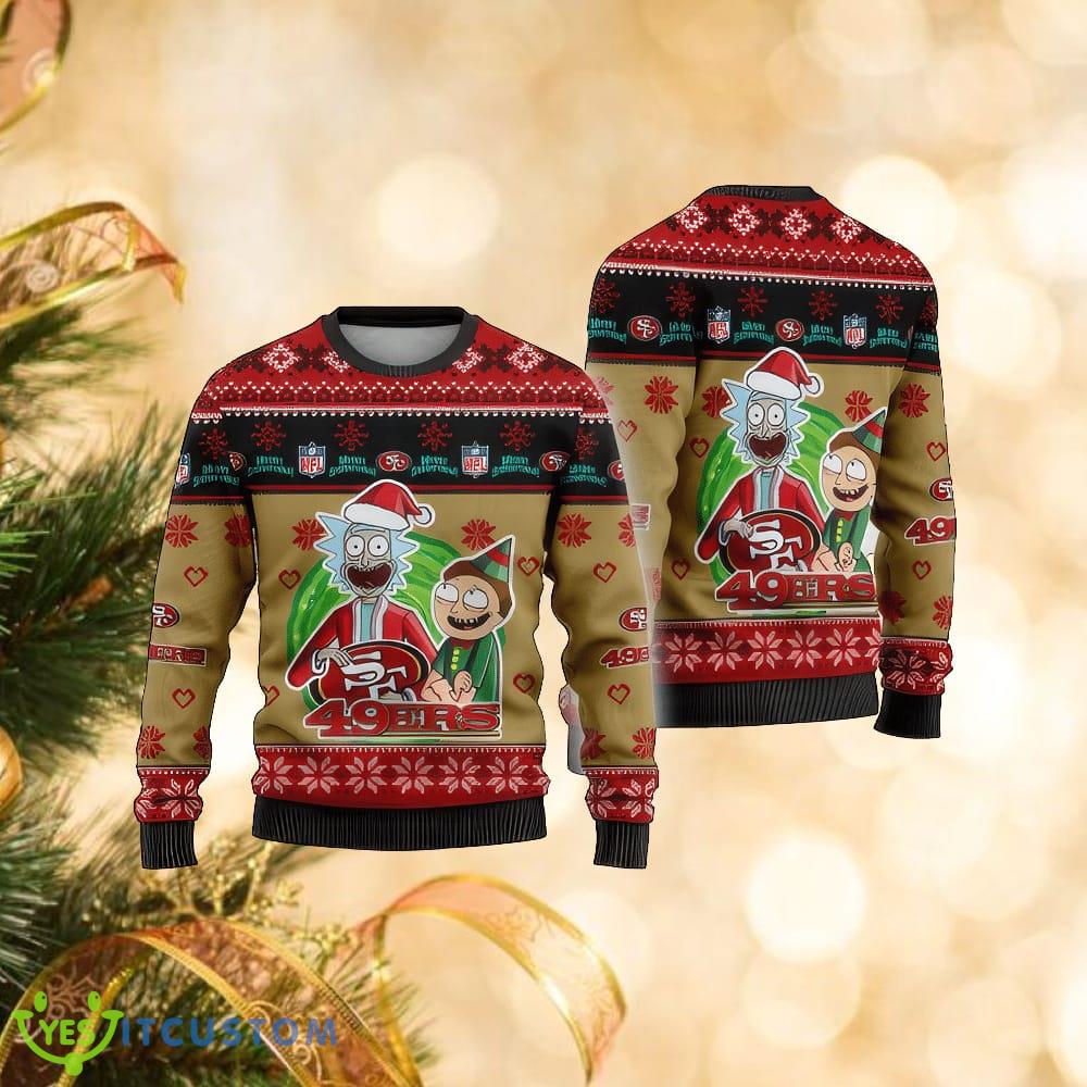 NFL San Francisco 49ers Christmas AOP Snowsuit Knitted Sweater For Fans 3 NFL San Francisco 49ers Christmas AOP Snowsuit Knitted Sweater For Fans - NFL San Francisco 49ers Christmas AOP Snowsuit Knitted Sweater For Fans