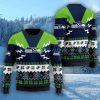NFL Seattle Seahawks Christmas 3D Ugly Christmas Sweater Christmas Gift For Sport Fans Product Photo 1