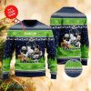 NFL Seattle Seahawks Personalized Christmas Holly AOP Knitted Sweater - NFL Seattle Seahawks Personalized Christmas Holly AOP Knitted Sweater