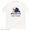 NFL The Peanuts Movie Snoopy Forever Win Or Lose Football Denver Broncos T Shirt - G500 Men’s Classic T-Shirt
