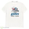 NFL The Peanuts Movie Snoopy Forever Win Or Lose Football Detroit Lions T Shirt - G500 Men’s Classic T-Shirt