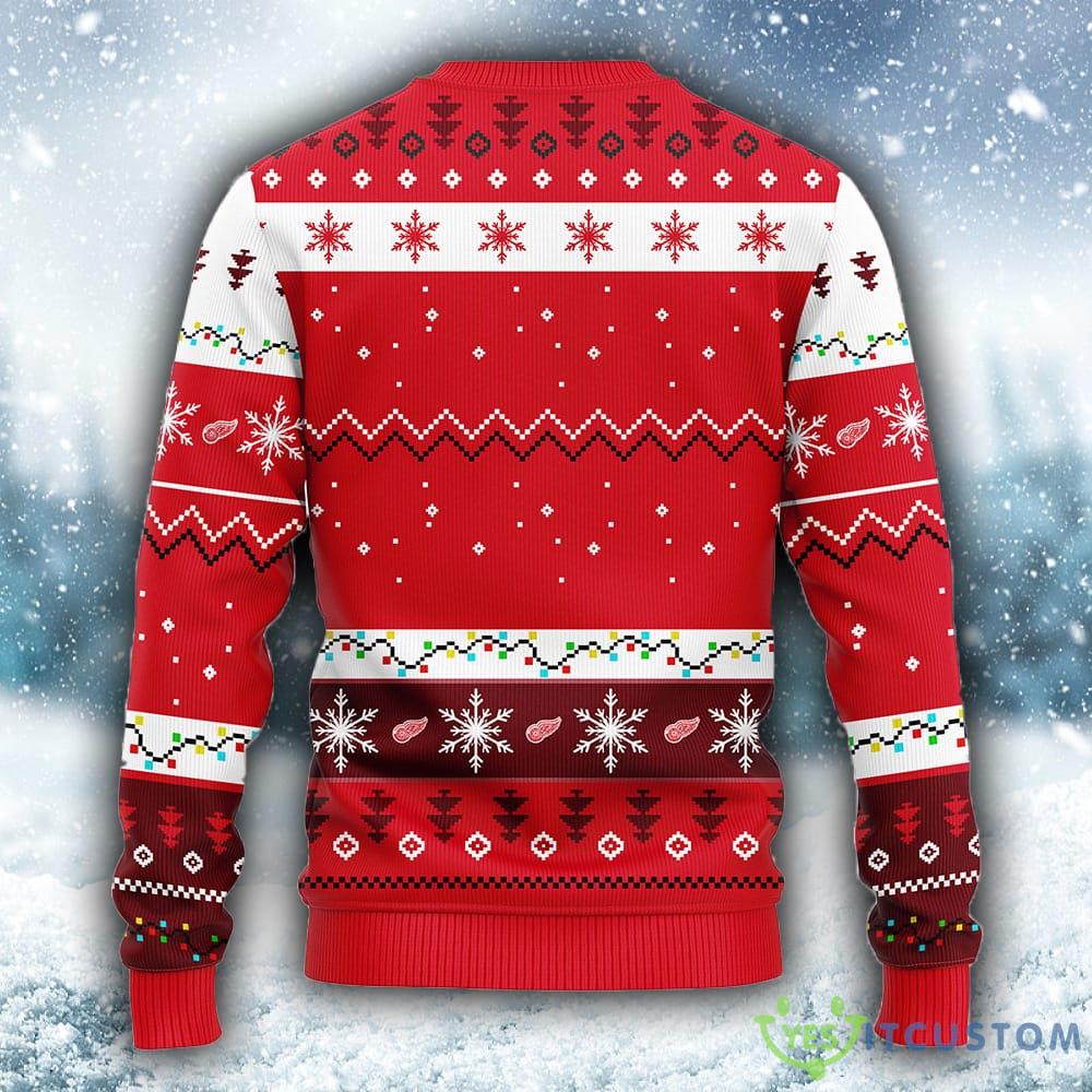 NHL Detroit Red Wings HoHoHo Mickey Christmas Ugly 3D Sweater For Men And Women Gift Ugly Christmas - NHL Detroit Red Wings HoHoHo Mickey Christmas Ugly Sweater_1