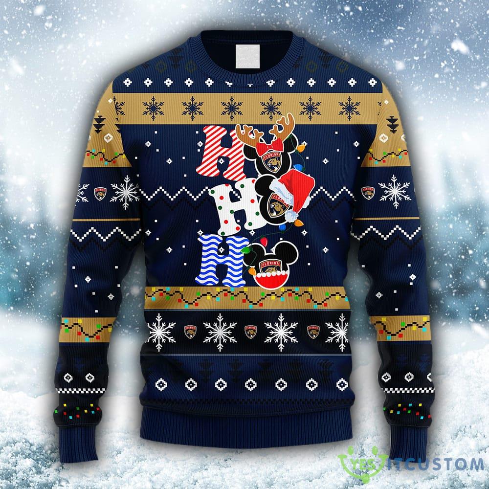 NHL Florida Panthers HoHoHo Mickey Christmas Ugly 3D Sweater For Men And Women Gift Ugly Christmas 6 NHL Florida Panthers HoHoHo Mickey Christmas Ugly 3D Sweater For Men And Women Gift Ugly Christmas - NHL Florida Panthers HoHoHo Mickey Christmas Ugly Sweater_2