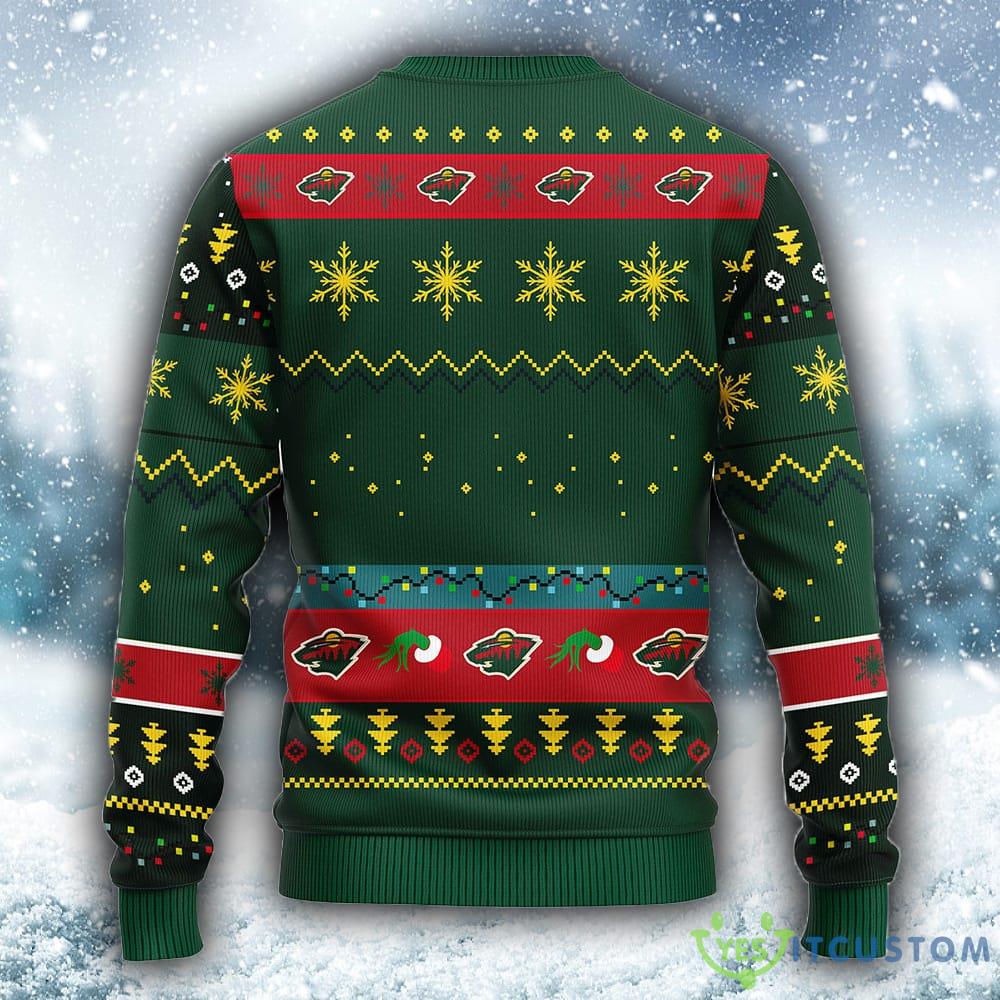 NHL Minnesota Wild Grinch Christmas Ugly 3D Sweater For Men And Women Gift Ugly Christmas - NHL Minnesota Wild Grinch Christmas Ugly Sweater_1
