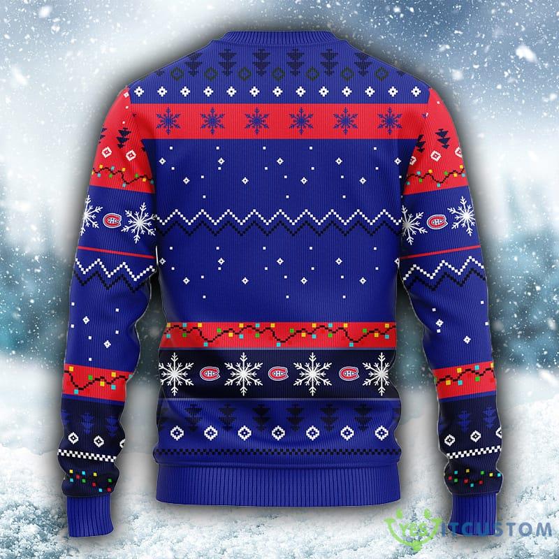 NHL Montreal Canadians HoHoHo Mickey Christmas Ugly 3D Sweater For Men And Women Gift Ugly Christmas - NHL Montreal Canadians HoHoHo Mickey Christmas Ugly Sweater_1