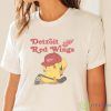 NHL Pikachu Hockey Sports Detroit Red Wings T Shirt - White Ladies T-Shirt