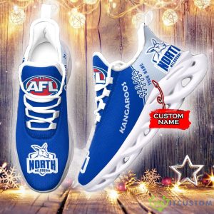 North Melbourne Kangaroos AFL Clunky Shoes Custom Name Running Sneakers For Fans Gift - North Melbourne Kangaroos-Personalized AFL Clunky Shoes_1