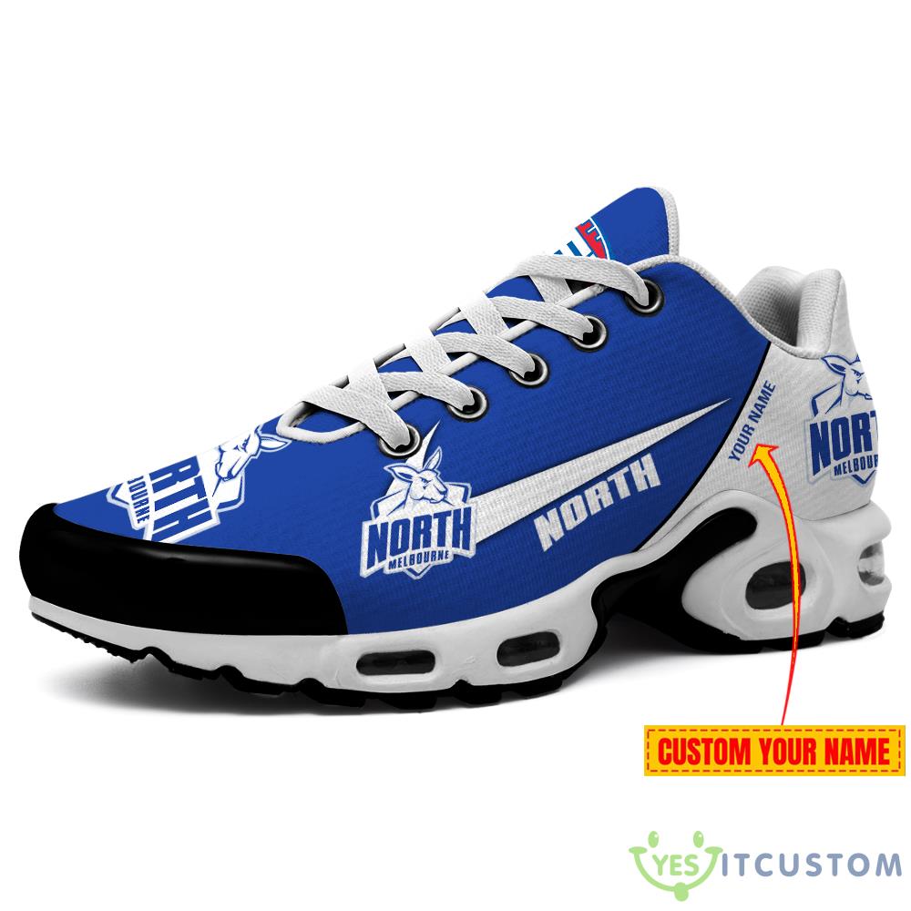 North Melbourne Kangaroos AFL Custom Name Air Cushion Sports Shoes For Fans Gift 4 North Melbourne Kangaroos AFL Custom Name Air Cushion Sports Shoes For Fans Gift - North Melbourne Kangaroos-Personalized Premium AFL Air Cushion Shoes Photo 1