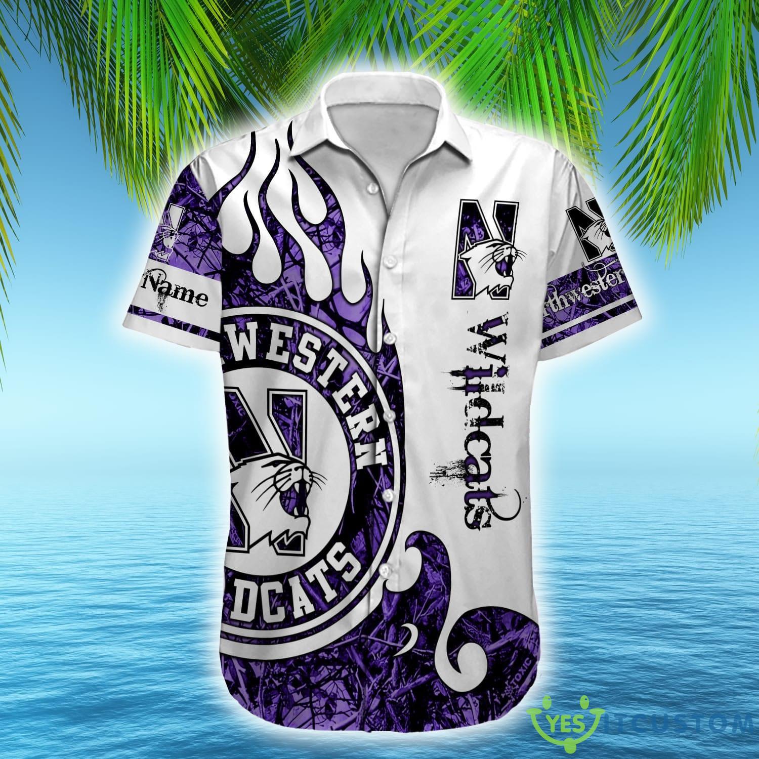Northwestern Wildcats NCAA Hawaiian Shirt Pattern Summer Custom Name For Men And Women Gift 7 Northwestern Wildcats NCAA Hawaiian Shirt Pattern Summer Custom Name For Men And Women Gift - Northwestern Wildcats NCAA1 Hawaiian Shirt_2