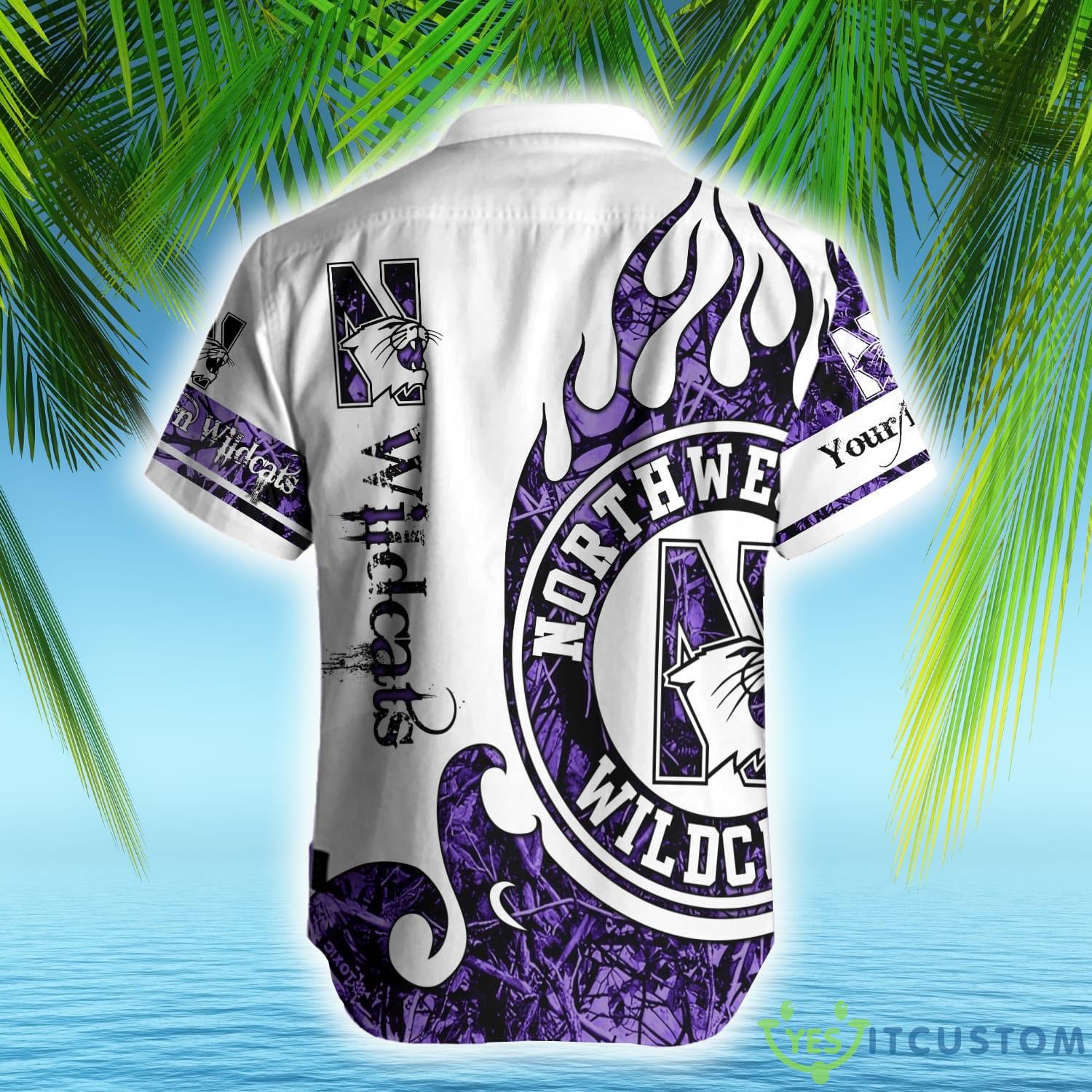 Northwestern Wildcats NCAA Hawaiian Shirt Pattern Summer Custom Name For Men And Women Gift 3 Northwestern Wildcats NCAA Hawaiian Shirt Pattern Summer Custom Name For Men And Women Gift - Northwestern Wildcats NCAA1 Hawaiian Shirt_3