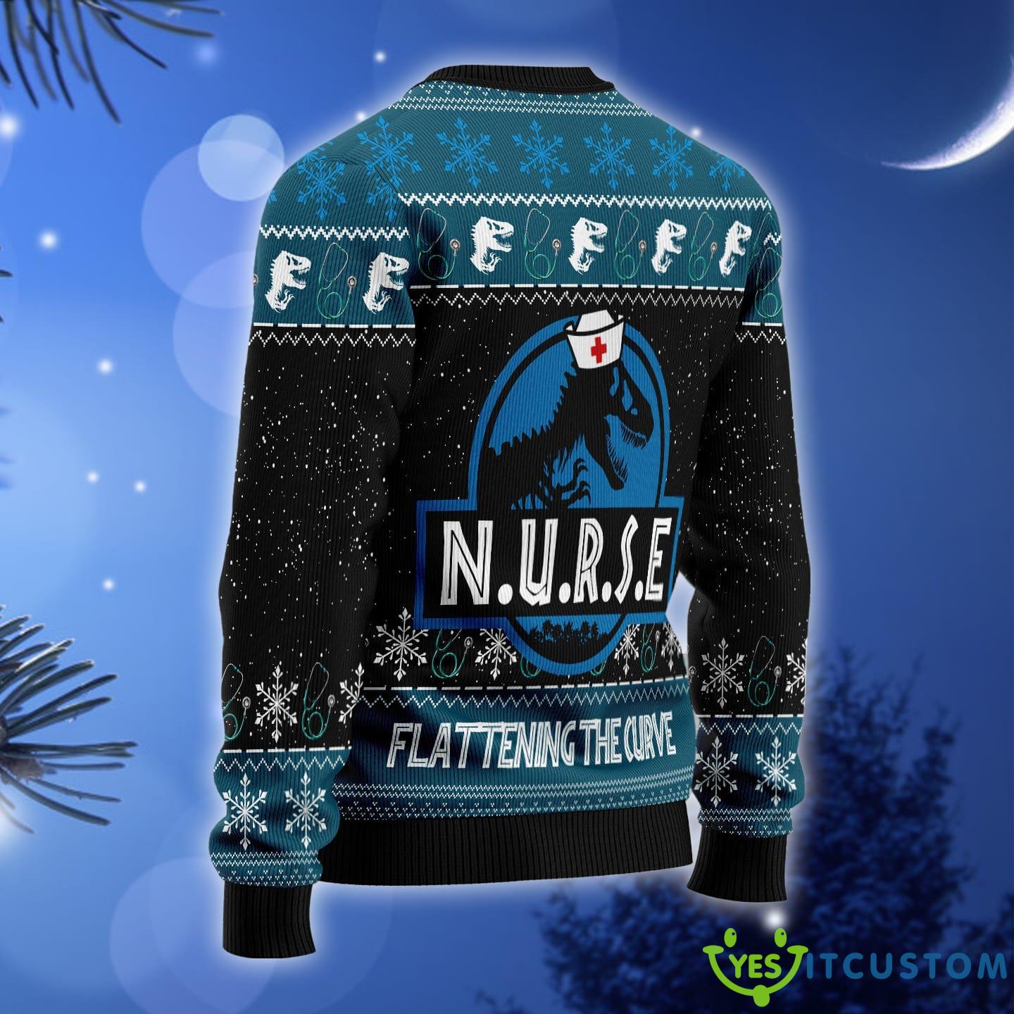 Nurse T-rex Ugly Christmas Sweater Gift Men Women 6 Nurse T-rex Ugly Christmas Sweater Gift Men Women - Nurse T-rex Ugly Christmas Sweater Gift Men Women_2