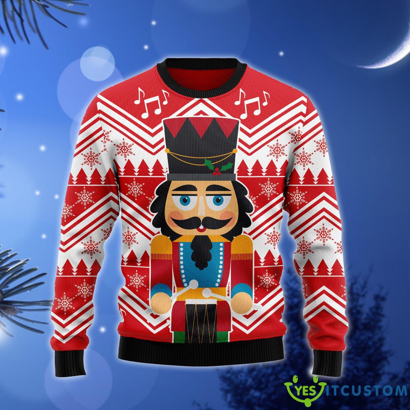 Nutcracker With Drum Ugly Christmas Sweater Gift Men Women - Nutcracker With Drum Ugly Christmas Sweater Gift Men Women_1