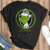 Oakland Raiders NFL Christmas Grinch I Hate People But I Love My Favorite Football Team T Shirt - Black T-Shirt
