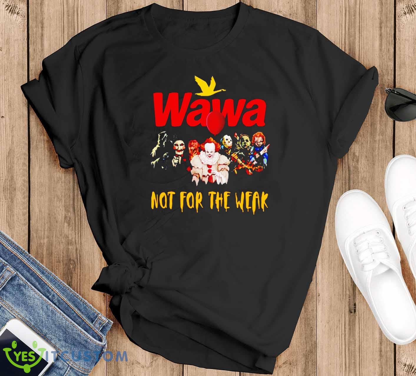 Official Wawa Not For The Weak Photo Design Halloween 2023 Shirt For Men Women And Youth 18 Official Wawa Not For The Weak Photo Design Halloween 2023 Shirt For Men Women And Youth - Black T-Shirt