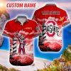 Ohio State Buckeyes NCAA Hawaiian Shirt Logo Fans Gift Beach For Men And Women Custom Name - Ohio State Buckeyes NCAA Hawaiian Shirt_1