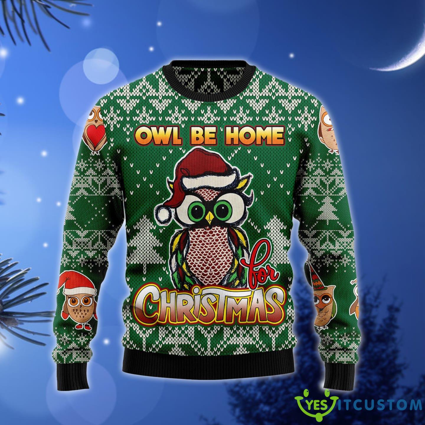 Owl Be Home For Ugly Christmas Sweater Gift Men Women - Owl Be Home For Ugly Christmas Sweater Gift Men Women_1
