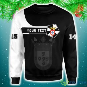Personalized Ceuta Black White 3D Sweater Community Logo Funny Gift For Men And Women Christmas Holiday - Ceuta 3D Sweater Christmas_2