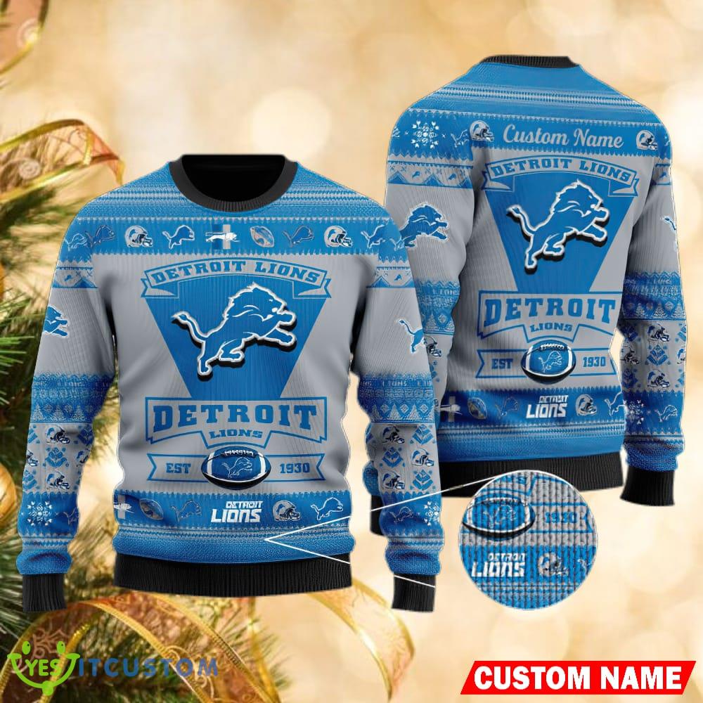 Personalized Detroit Lions Football Team Logo Unisex Christmas Knitted Sweater 3 Personalized Detroit Lions Football Team Logo Unisex Christmas Knitted Sweater - Personalized Detroit Lions Football Team Logo Unisex Christmas Knitted Sweater