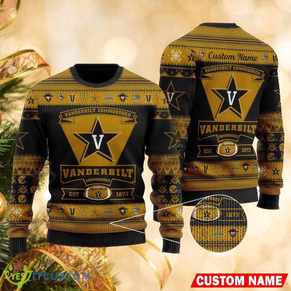 Personalized Vanderbilt Commodores Football Team Logo Unisex Christmas Knitted Sweater 2 Personalized Vanderbilt Commodores Football Team Logo Unisex Christmas Knitted Sweater - Personalized Vanderbilt Commodores Football Team Logo Unisex Christmas Knitted Sweater
