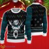 Philadelphia Eagles Christmas Cool Reindeer 3D Ugly Christmas Sweater For Fans Product Photo 1